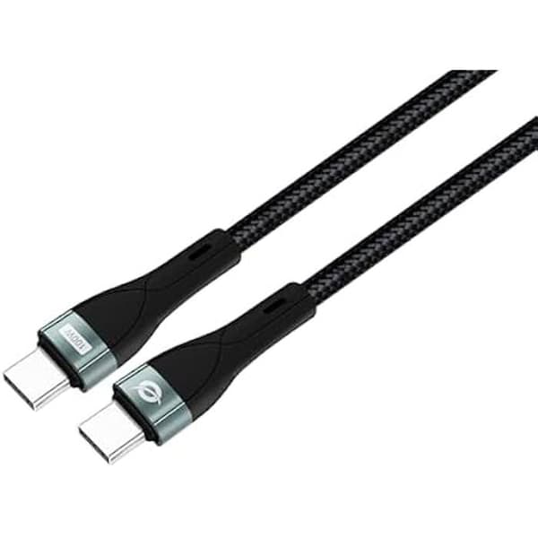 USB-C 3.0-kabel - CONCEPTRONIC - 1,20 m - 5 A - 480 Mbps - Svart