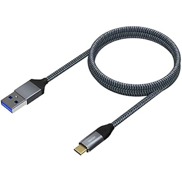 AISENS USB 3.1-kabel A107-0633 USB Typ-C MACHO USB MACHO 2M GRÅ