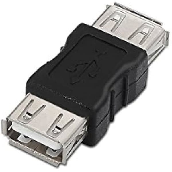 USB-adapter - AISENS - A103-0037 - Typ A honkontakt - Svart