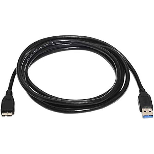 AISENS A105 – 0043 – 3 in 1 m USB-kabel (för extern box och digitalkameror) Färg Svart