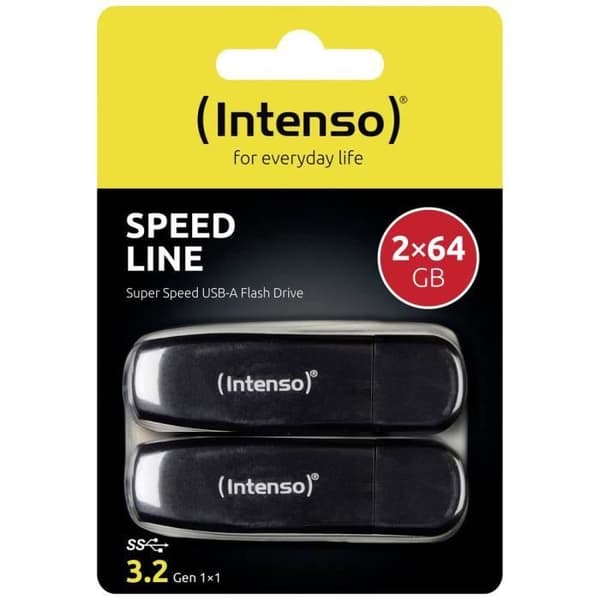 USB-nyckel - INTENSO - Speed Line - 64 GB - USB 3.0 - Läshastighet 70 MB/s