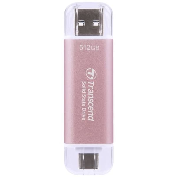 Flashminne SSD - Transcend - TS512GESD310P - 512 Go - USB-C - 10 Gbps