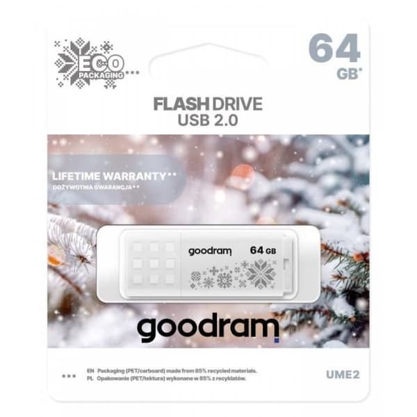 GOODRAM Pendrive UME2 64GB USB 2.0 Winter - 5908267963845