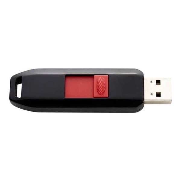 INTENSO 3511480 32 GB USB-minne Svart - USB 2.0 - Läshastighet upp till 28 MB/s Svart, Röd