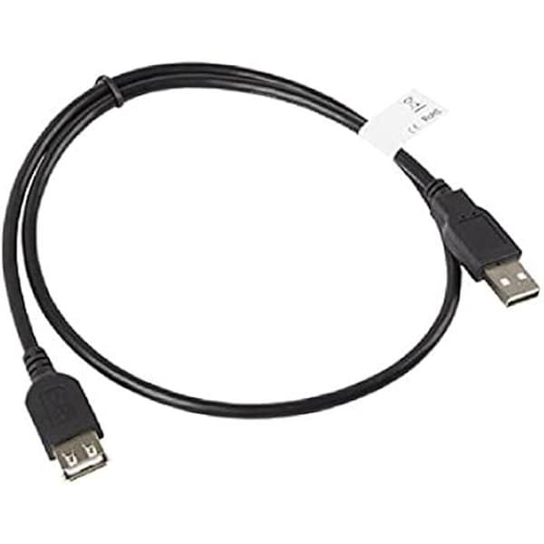 lanberg env.-usbe 10cc 0007 -BK USB 2.0 A hane till USB A hona Extender, 70 cm Svart