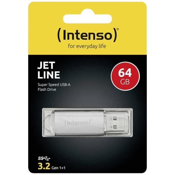 USB-nyckel - INTENSO - Jet Line - 64 GB - USB 3.1 Gen 1
