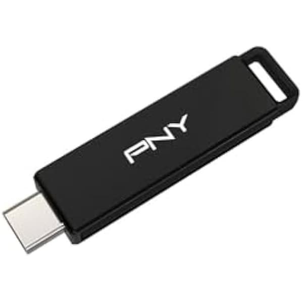 USB-nyckel - PNY - Elite-X Type-C - 128 GB - USB 3.2 Gen 1 - Läshastighet 200 MB/s Svart