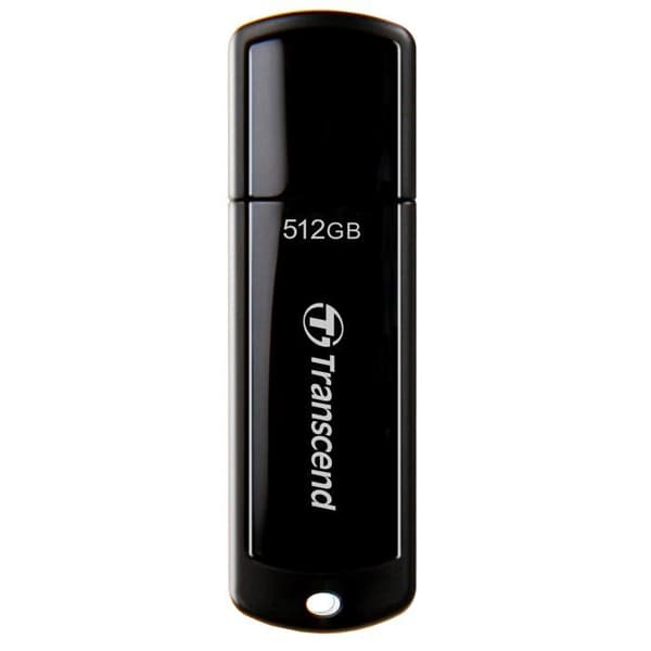 TRANSCEND JETFLASH 700 USB3.1 SVART USB-nyckel 512 GB - Windows, Mac OS, Linux - 100 MB/s - USB 3.1 Gen 1-gränssnitt