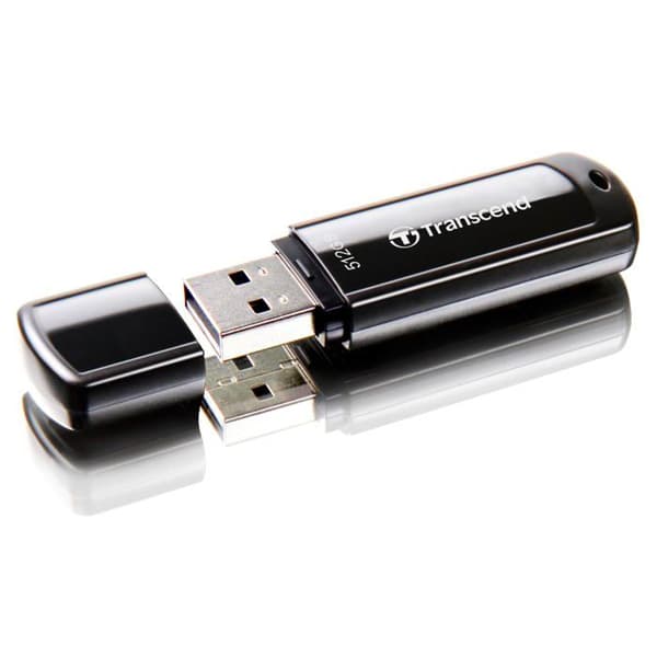 TRANSCEND JETFLASH 700 USB3.1 SVART USB-nyckel 512 GB - Windows, Mac OS, Linux - 100 MB/s - USB 3.1 Gen 1-gränssnitt Svart