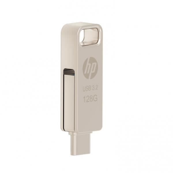 PNY HPFD206C-128 flashminne - 128 GB - USB Typ-A / USB Type-C - 3.2 Gen 2 (3.1 Gen 2)