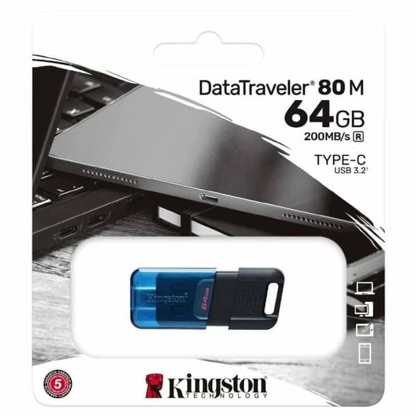USB-stik Kingston 80 64 GB Blå