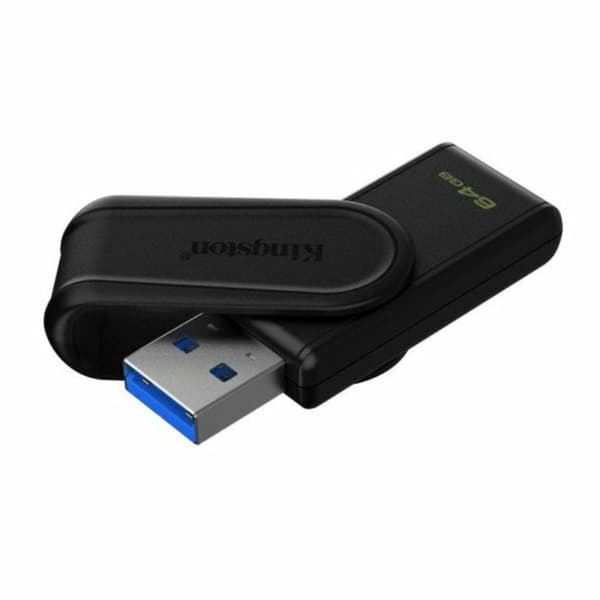 USB-minne Kingston DataTraveler Exodia S USB 3.2 64 GB Svart