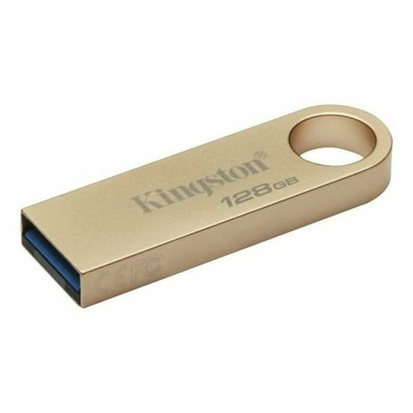 USB-minne Kingston DataTraveler SE9 G3 USB 3.2 128 GB Gyllene