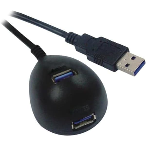 USB Type-A-kabeladapter - EFB Elektronik - EB458V2 - 2 x USB Type-A - Färg Svart