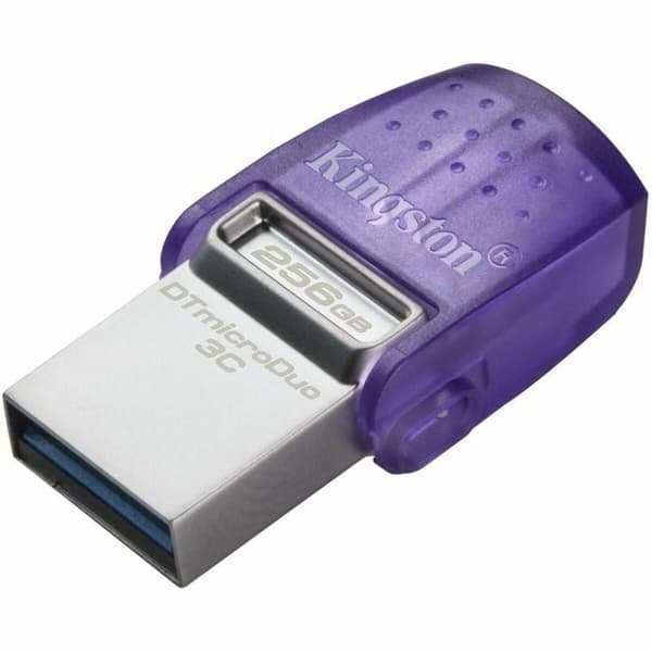 USB-minne Kingston DataTraveler microDuo 3C Violett 256 GB