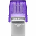 Miniatyrbild 1 av 3: USB-minne Kingston DataTraveler microDuo 3C Violett 256 GB