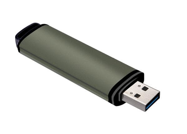 iStorage KF3WP-512G, 512 GB, 3.2 Gen 1 (3.1 Gen 1), 400 MB/s, 14 g, Blå