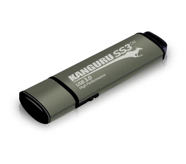 iStorage KF3WP-512G, 512 GB, 3.2 Gen 1 (3.1 Gen 1), 400 MB/s, 14 g, Blå