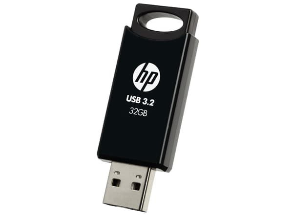 HP 32GB 712w Black USB 3.2 Flash Drive - 32 GB (HPFD712B-A-32)