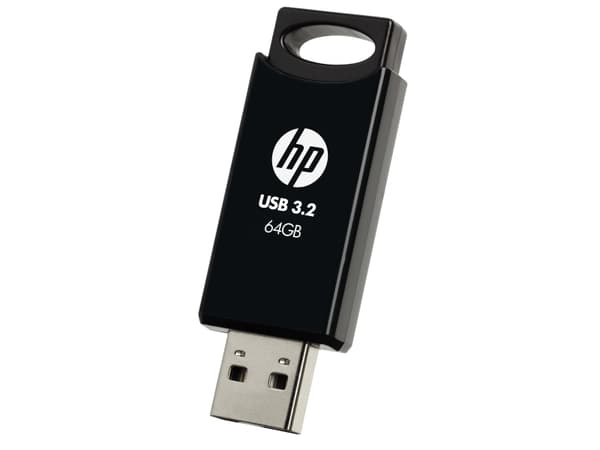 HP 64GB 712w Black USB 3.2 Flash Drive - 64 GB (HPFD712B-A-64)