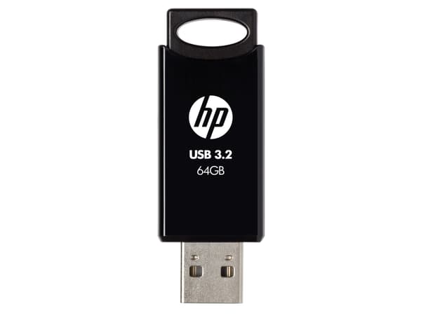 HP 64GB 712w Black USB 3.2 Flash Drive - 64 GB (HPFD712B-A-64)