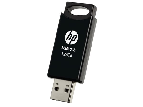 HP 128GB 712w Black USB 3.2 Flash Drive - 128 GB (HPFD712B-A-128)