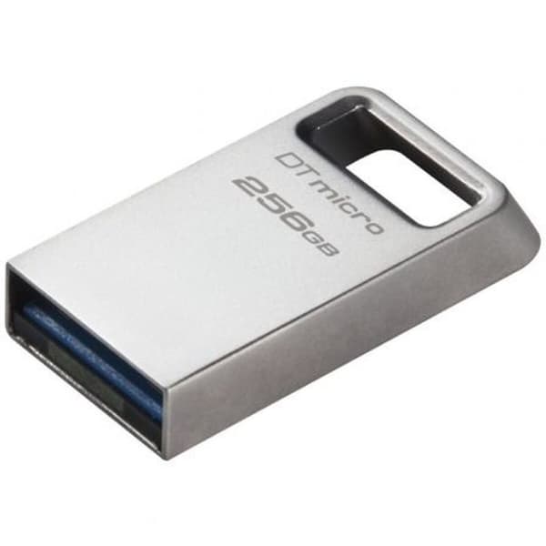 USB-tikku Kingston DTMC3G2/256GB 256 GB Musta Hopeinen Hopea