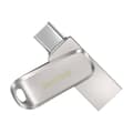 Miniatyrbild 1 av 4: USB-minne - SANDISK - Ultra Dual Drive Luxe - 128 Go - 150 Mo/s - USB-C / micro USB