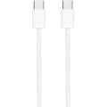 Miniatyrbild 2 av 2: NANOCABLE 10.01.6002-CO - USB-C 2.0-kabel 60W 3A, USB-C hane till USB-C hankontakt, vit färg, 2 m