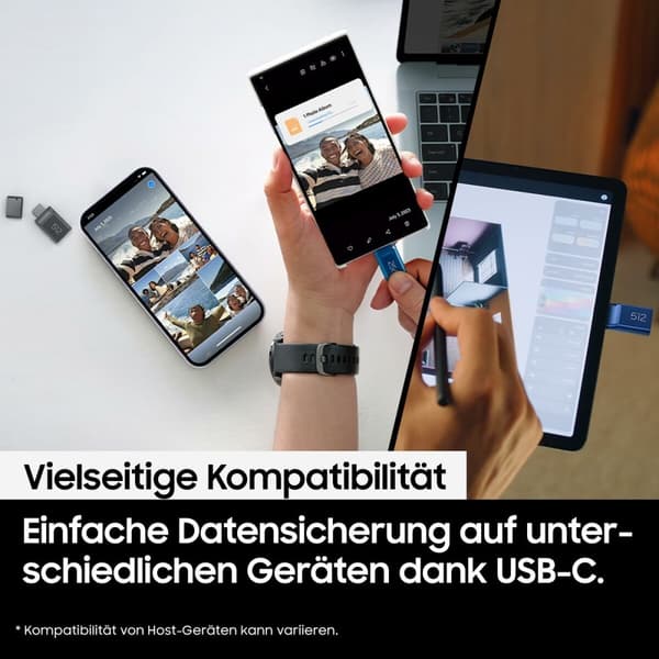 USB-stik Samsung MUF-512DA4/APC Grå 512 GB