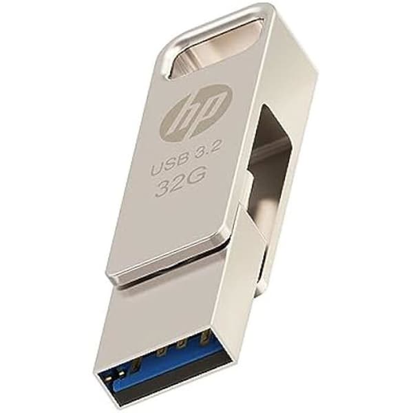 USB-minne - HP - x206c - 32 Go - USB 3.2 Typ-C/Typ-A - OTG för Android