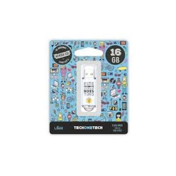 Tech ONE teknik USB-minne 16GB USB 2.0 INTE din TEC4007-16