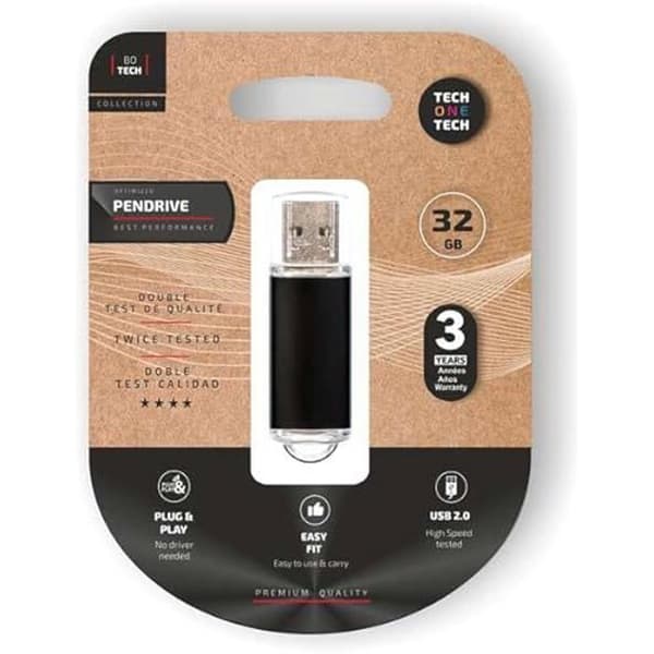 USB-minne - TECH ONE TECH - BASIC MEMORIA - 32GB - USB 2.0