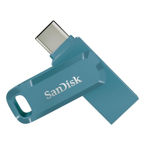 USB-minne - SanDisk - Ultra Dual Drive Go - 256GB - USB-C - USB 3.0 Blå