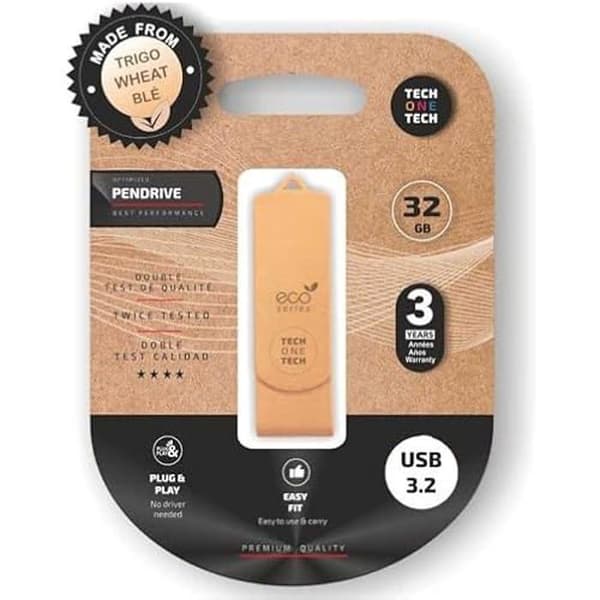 VENDRIVE 32GB ECOTECH USB 3.2 TECH ONE TECH