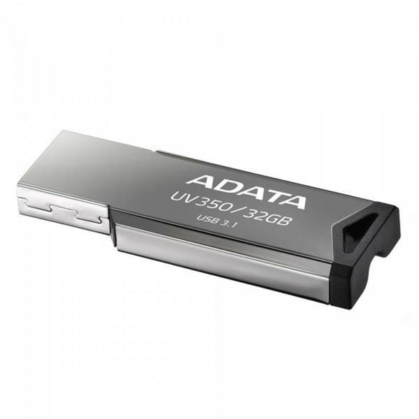 USB-tikku Adata AUV350-32G-RBK Hopeinen 32 GB