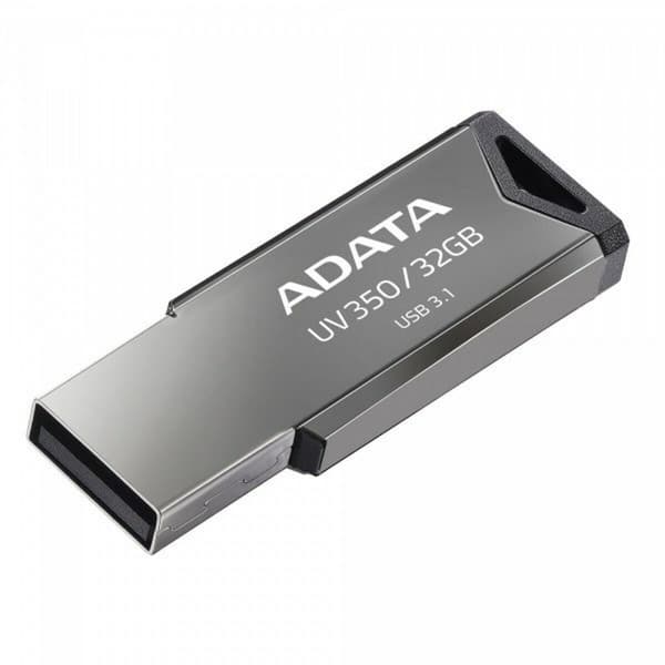 USB-tikku Adata AUV350-32G-RBK Hopeinen 32 GB Hopea