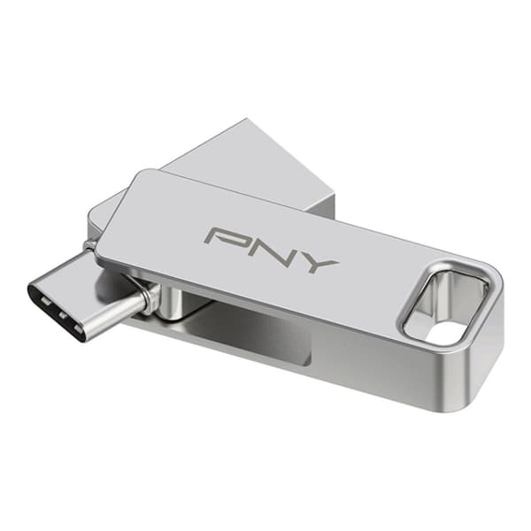 USB-minne PNY P-FDI128DULINKTYC-GE Rostfritt stål