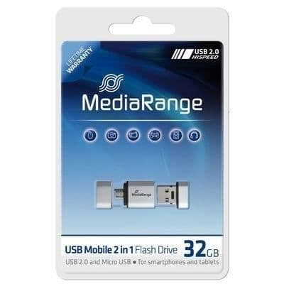 MEDIARANGE 32 GB USB MOBILE 2 I 1 OTG (MR932)