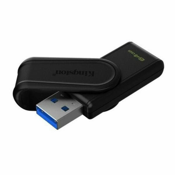 Mikro-SD-hukommelseskort med adapter Kingston DTXS/64GB Sort 64 GB