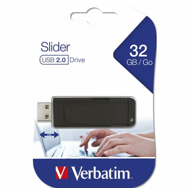 USB-minne Verbatim 98697 Svart 32 GB Svart