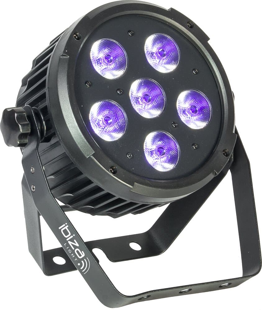 Ibiza LED UV lamppu 6 x 6 wattia