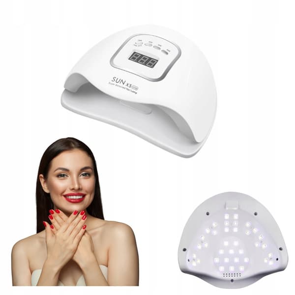 UV LED NEGLELAMPE HYBRID GELER STÆRK 80W TIL HYBRID SUN MAX X5 LCD