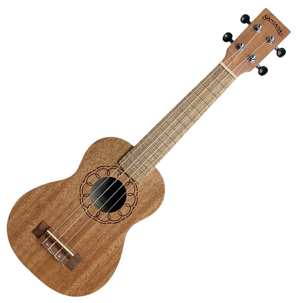 Santana Sopraano Ukulele Mahonkia, sis. kuljetuspussi