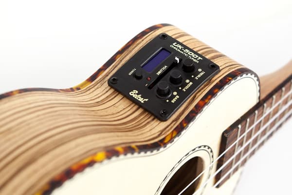 Reno RU210E Sopran Ukulele med pickup og tuner - Natur