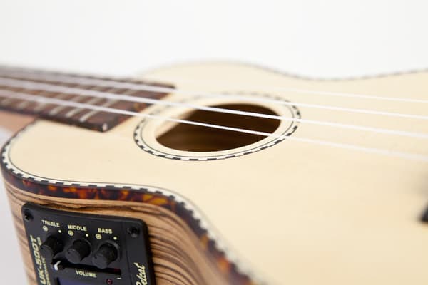 Reno RU210E Sopran Ukulele med pickup og tuner - Natur