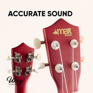 UKEY Ukulele set Soprano 21" Naturell