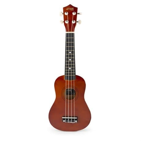 UKEY Ukulele set Soprano 21" Mörk Naturell