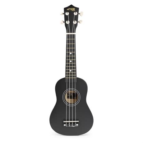 UKEY Ukulele set Soprano 21" Svart