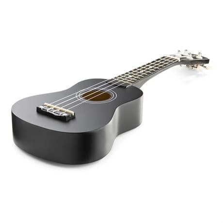 UKEY Ukulele set Soprano 21" Svart